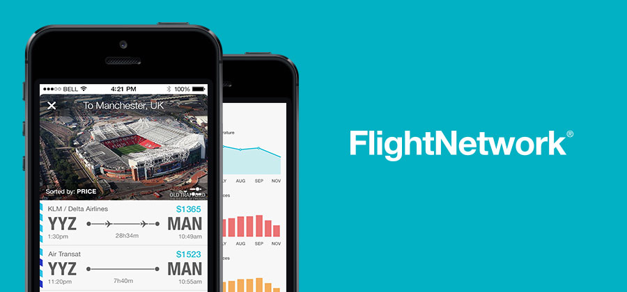 FlightNetwork project screenshot